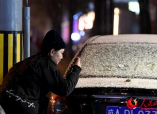 中国・北京に冬が訪れる